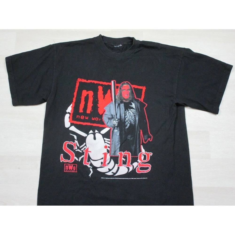Vintage Sting (L) T-Shirt WWE WWF WCW Wrestling 1990s… - Gem